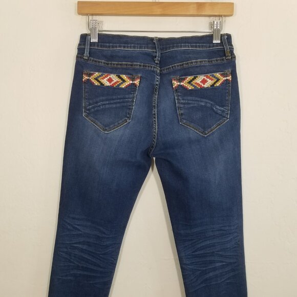 DRIFTWOOD Marilyn Skinny Jeans Stretch Blue Size 27 - Picture 6 of 9